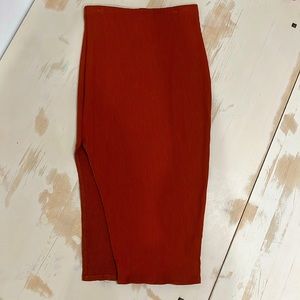 Lulus Ribbed Midi Skirt - 30% Off Bundles!